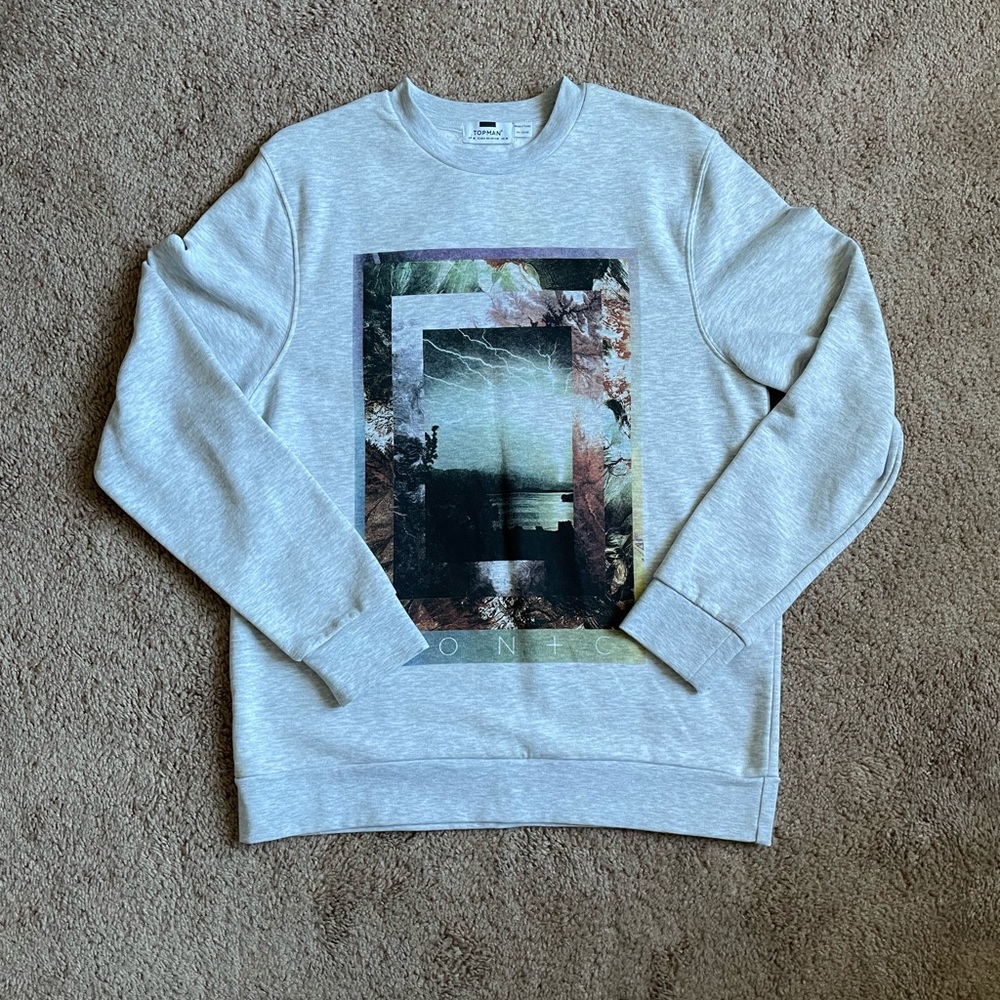 Fleece Lined Graphic Sweatshirt